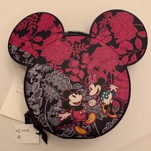 Vera Bradley x Disney Whimsey Mickey Mouse Ears Large Cosmetic Bag NWT